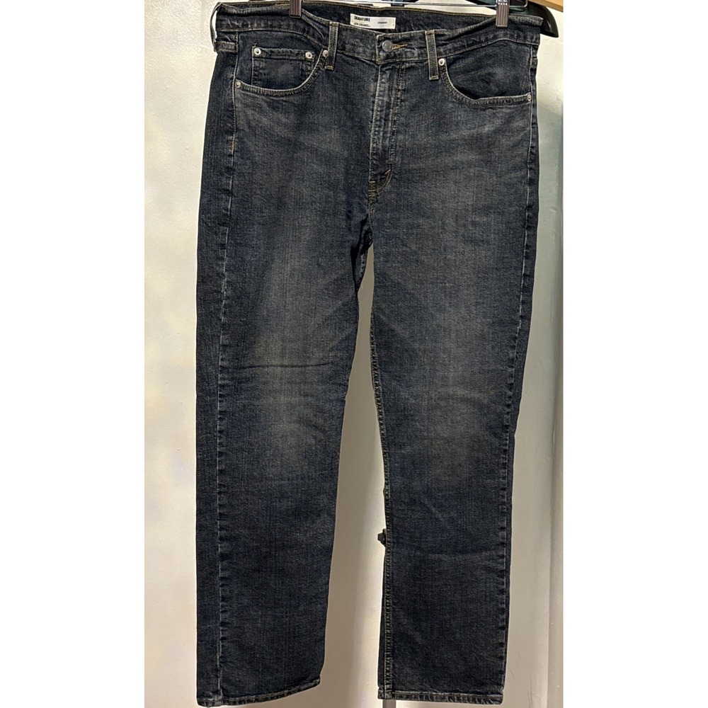 Levi Strauss Signature Mens Jeans W36 L30 Blue Straight Fit NWT